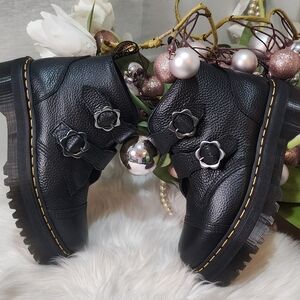 Dr. Martens Black Platform Shoes